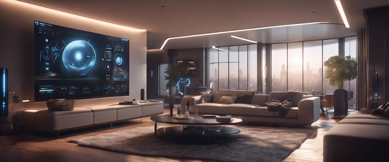 Futuristic smart home gadgets